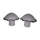 Paire  lampes de tables murano champignons