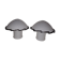Paire  lampes de tables murano champignons