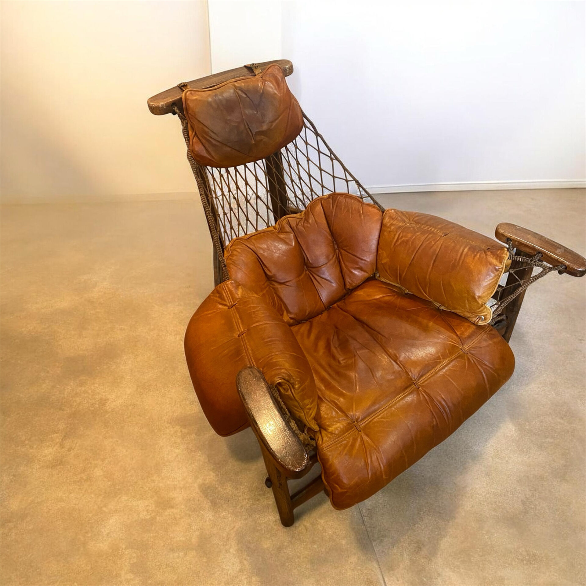 Jangada armchair by Jean Gillon