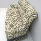 Rare 19th Century Napoleon III Brocade Sofa and Two Armchairs