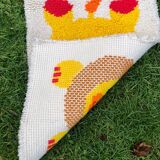 Children's lion wool rug