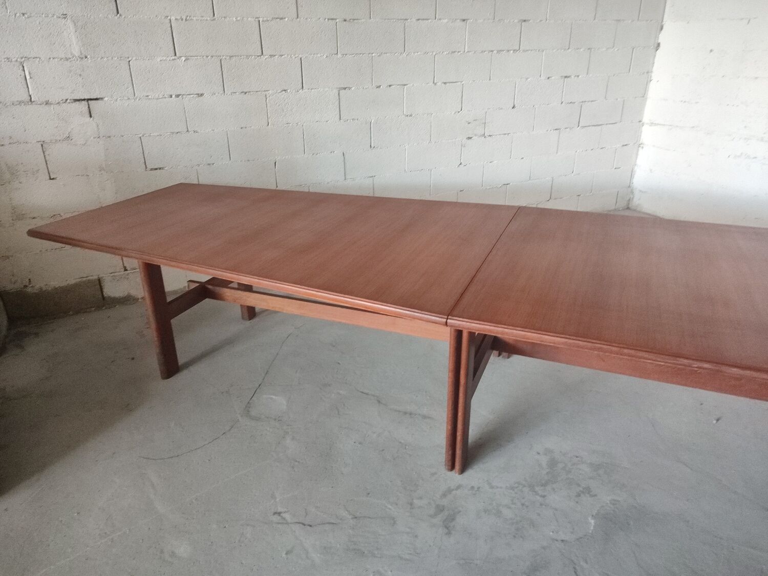 Vintage teak conference table