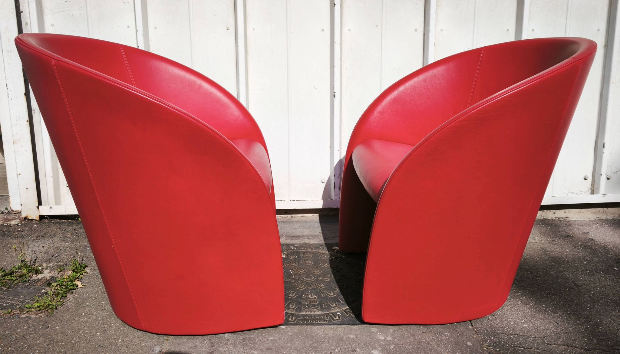 Paire de fauteuils Intervista, Poltrona Frau