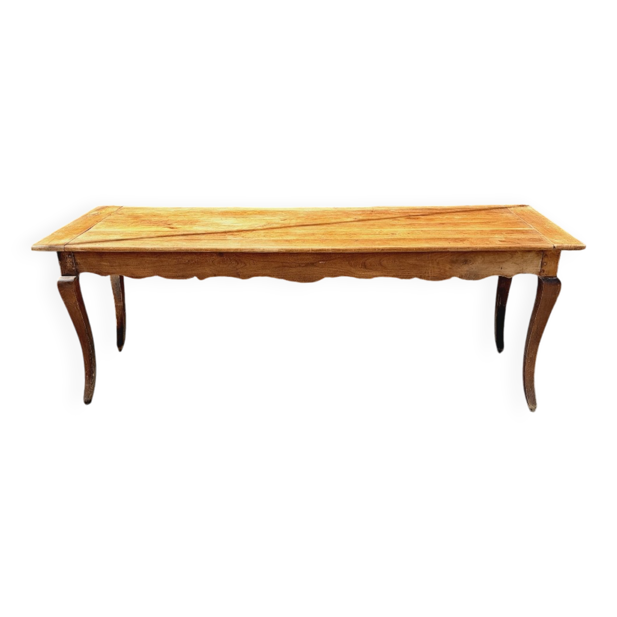 Farmhouse table with drawer and extension