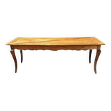 Farmhouse table with drawer and extension