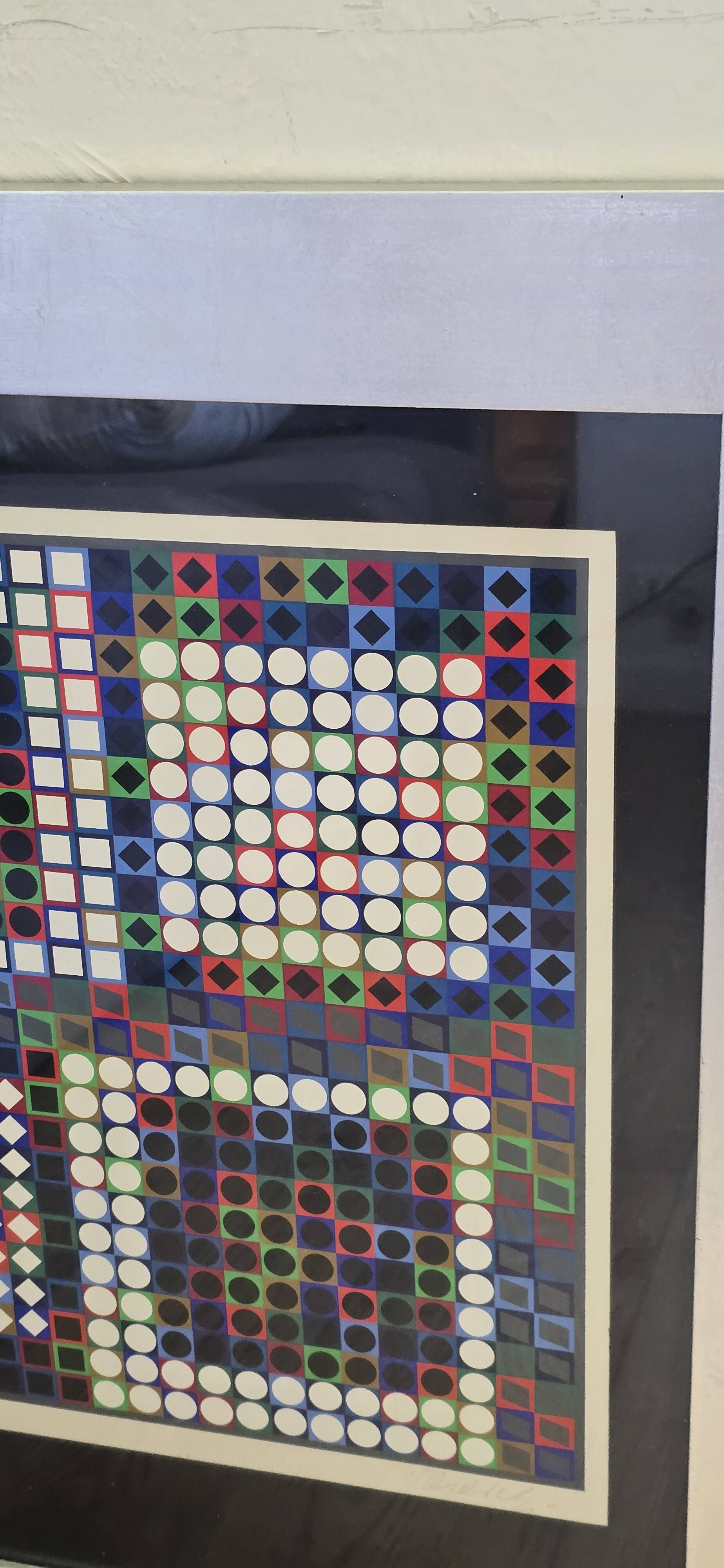 Victor Vasarely (1906-1997) - Kinetic Composition - Signed silkscreen print