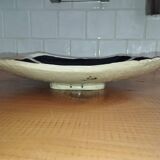 Vintage plate – Abstract decor – 1950s–60s – Handmade ceramics