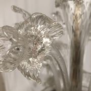 Murano glass chandelier with four light arms, late 19th century.