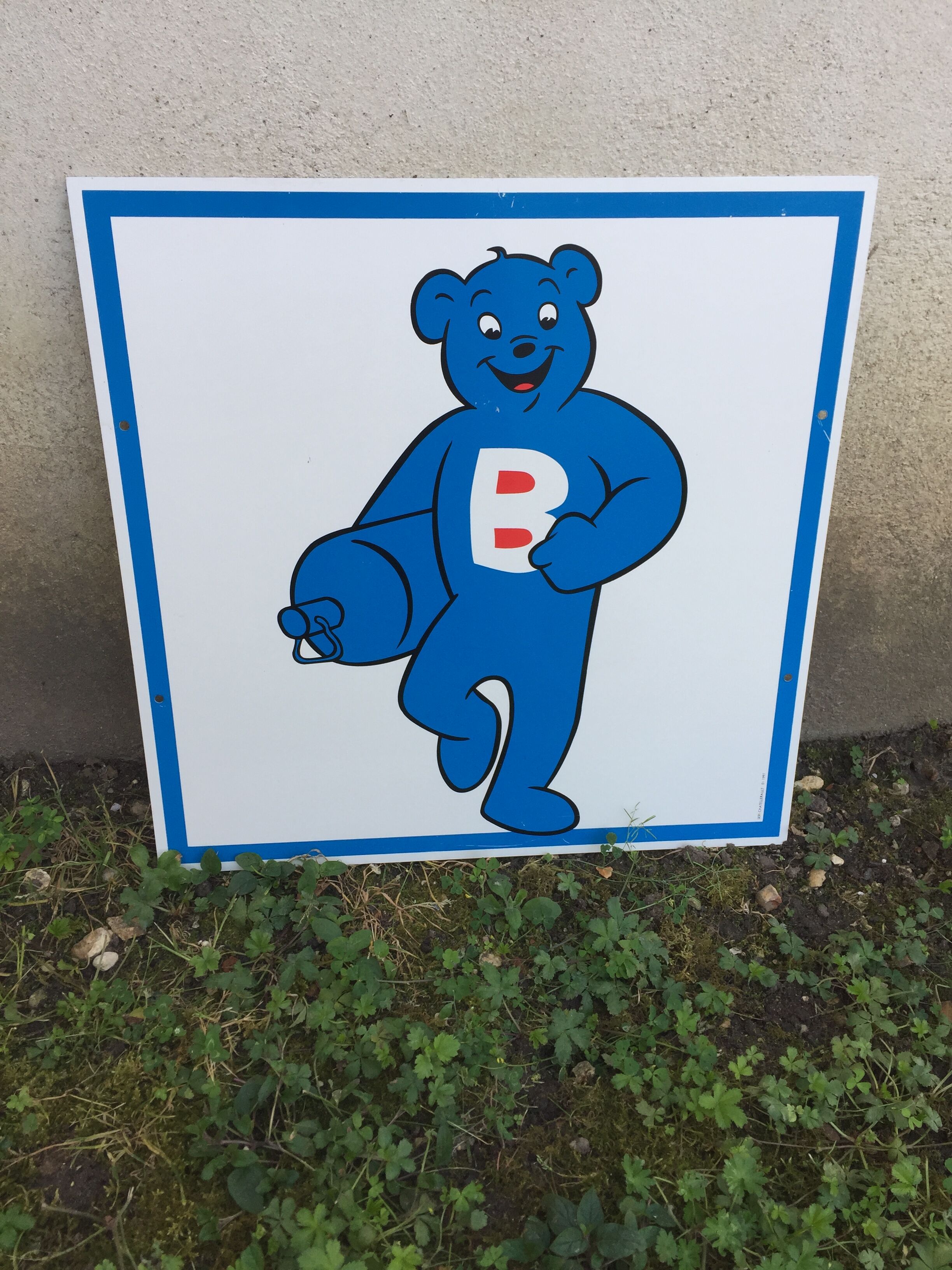 Plaque publicitaire
