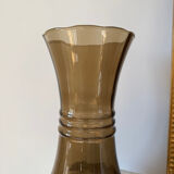 Smoked glass vase Verextrafort Belgium