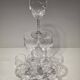 Lot 10 verres cristal d’Arques modèle Épi