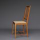 English arts & crafts oak side chair. 1930s