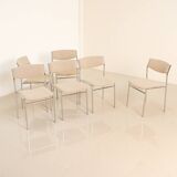 Set of 6 chairs by Gijs van der Sluis 60's