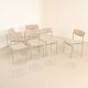 Ensemble de 6 chaises par Gijs van der Sluis 60's