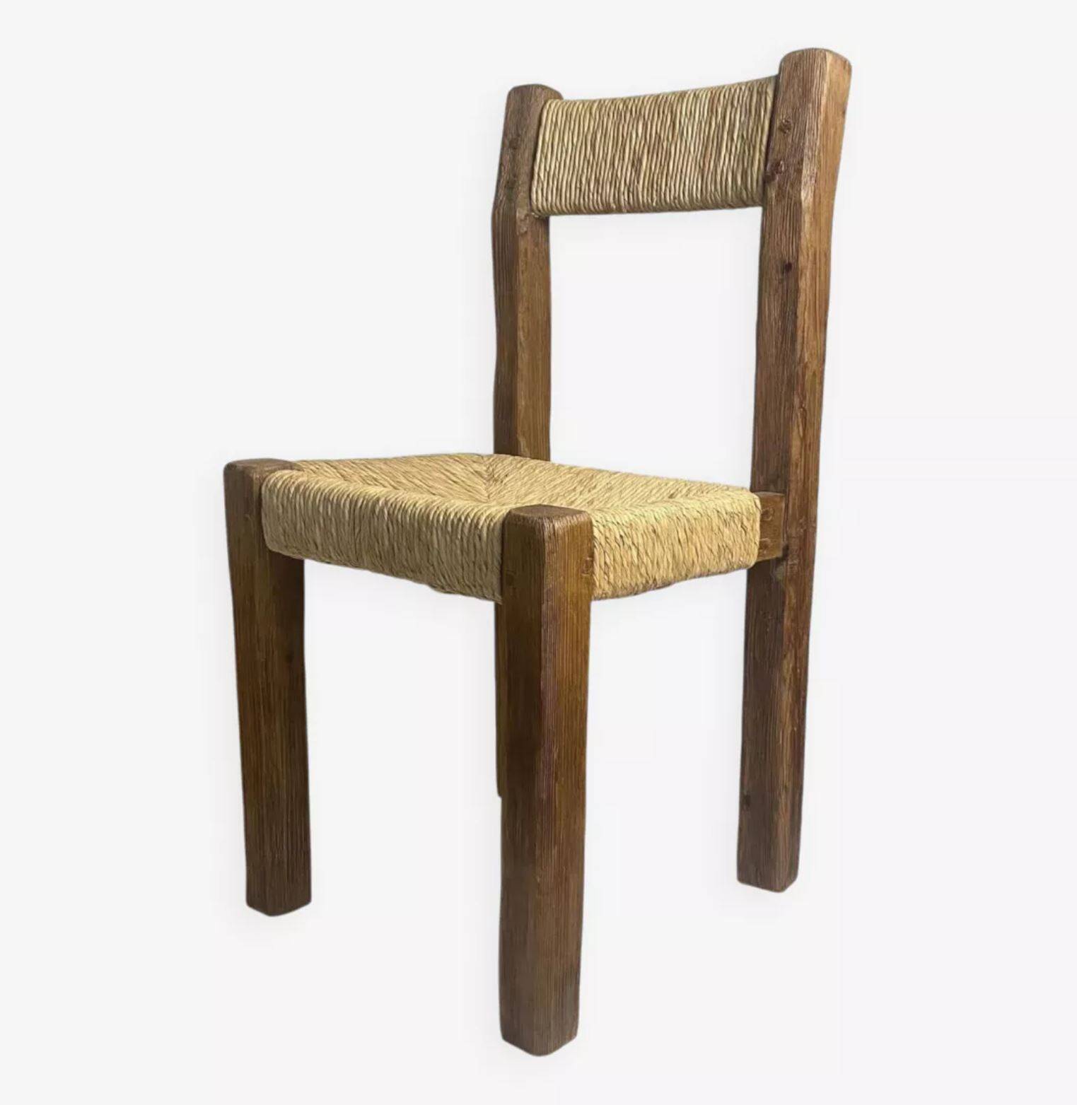 chaise rustique