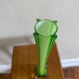 Set of two green soliflores