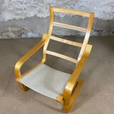 Pair armchairs ikea black leather