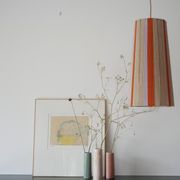 Garance model pendant lamp - hand-woven lamps - Unique woven yarn shade - t pendant lamp
