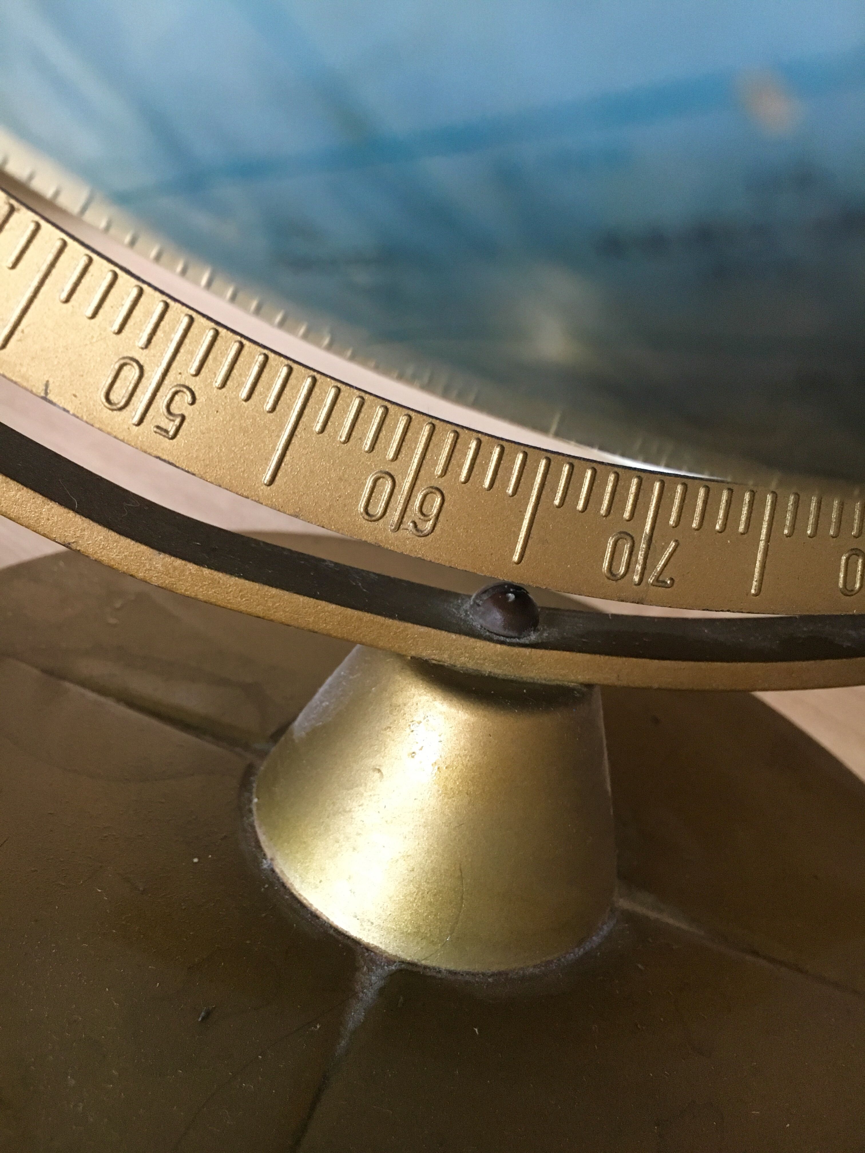 Ancient globe Scan-Globe A/S Denmark - in relief