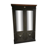 Late 19th century display case in solid oak