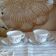 Antique art nouveau cups and saucers