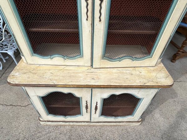 Buffet Deux Corps Sur Plinthes Louis XIV En Chêne Laqué époque XVIIIème