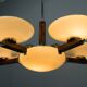 Large Art Deco Chandelier, Germany, 1930s, Restored