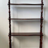 Library - turned wooden shelf