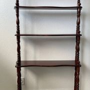 Library - turned wooden shelf