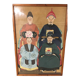 Family portrait painting of 4 Chinese dignitaries