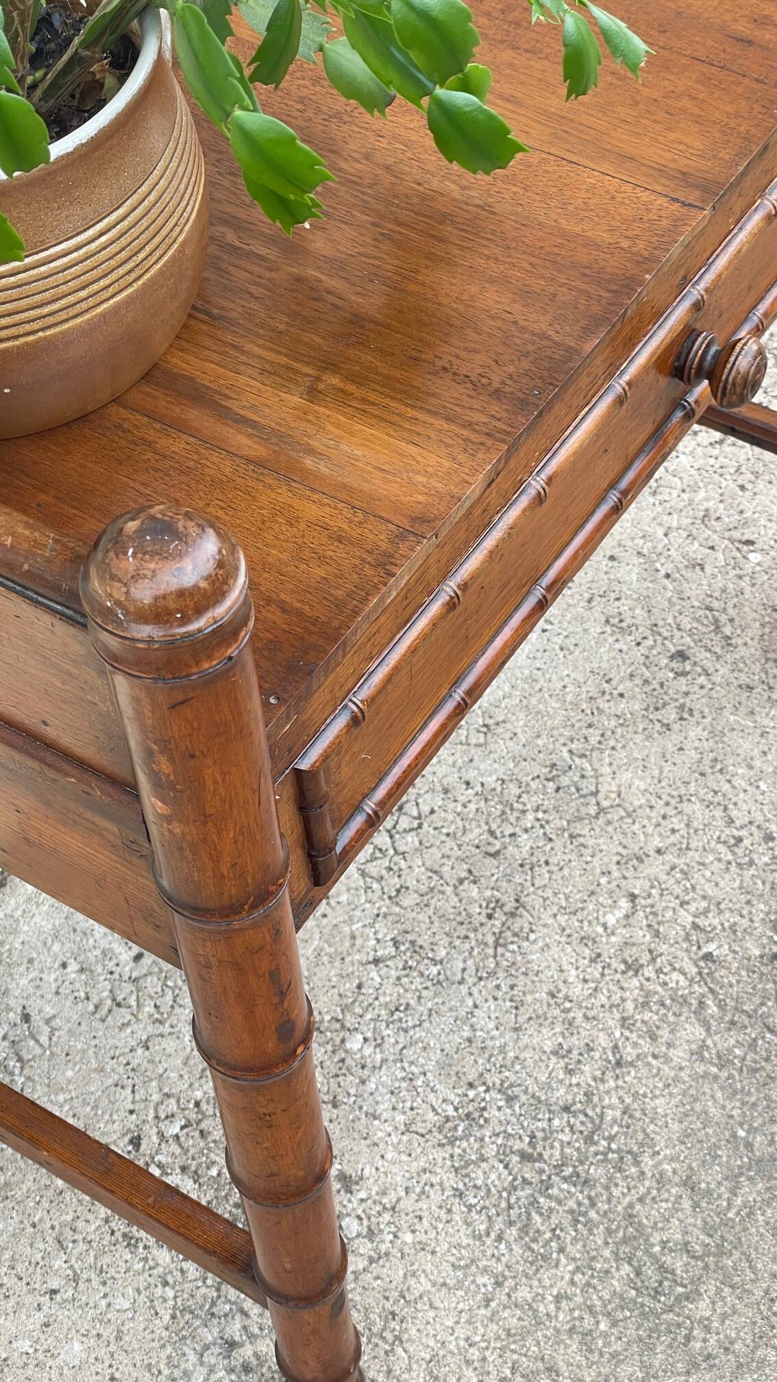 BUREAU Console 1900 dit BAMBOU