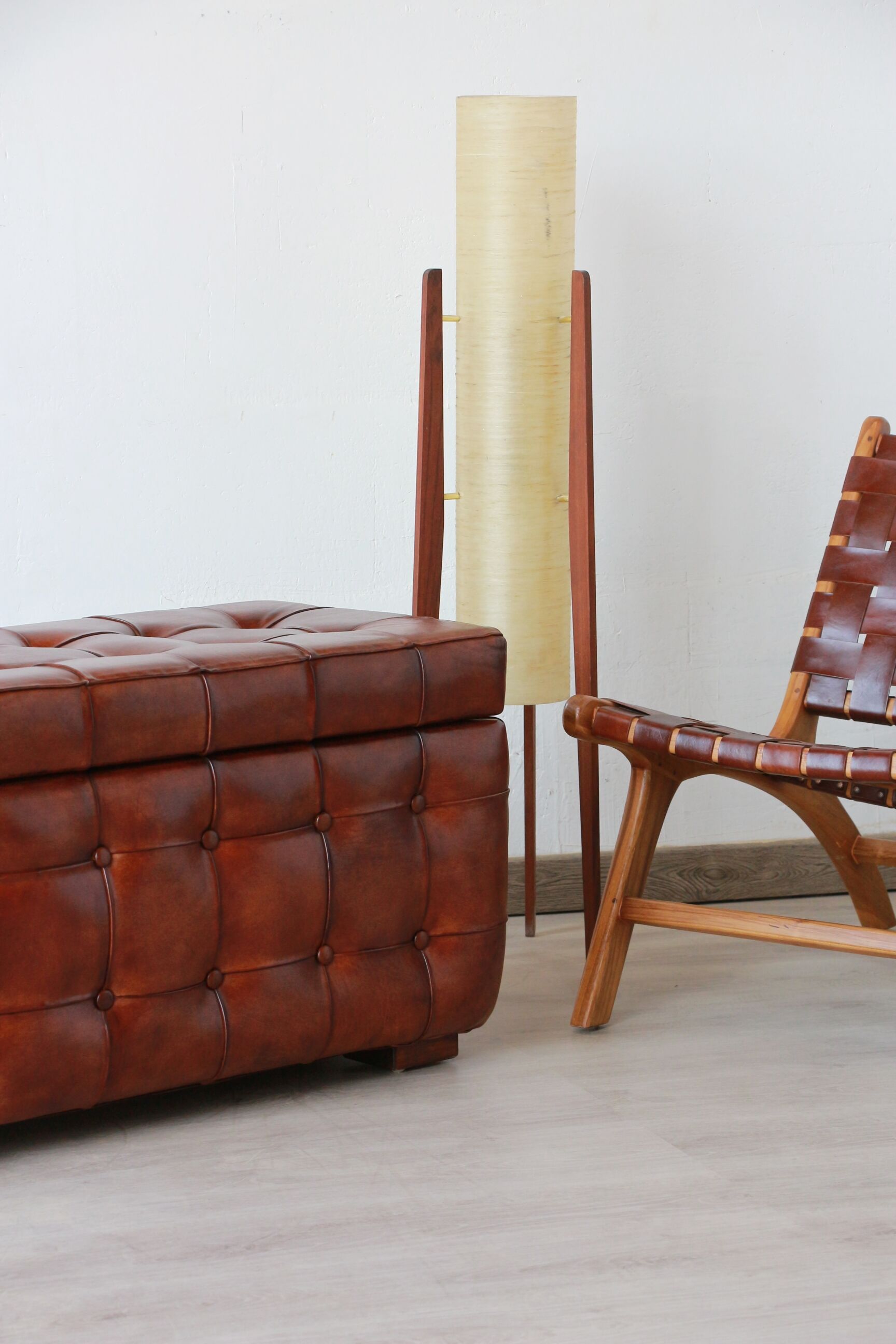Chesterfield-style leather chest - "Jack" model - Olivier de Schrijver