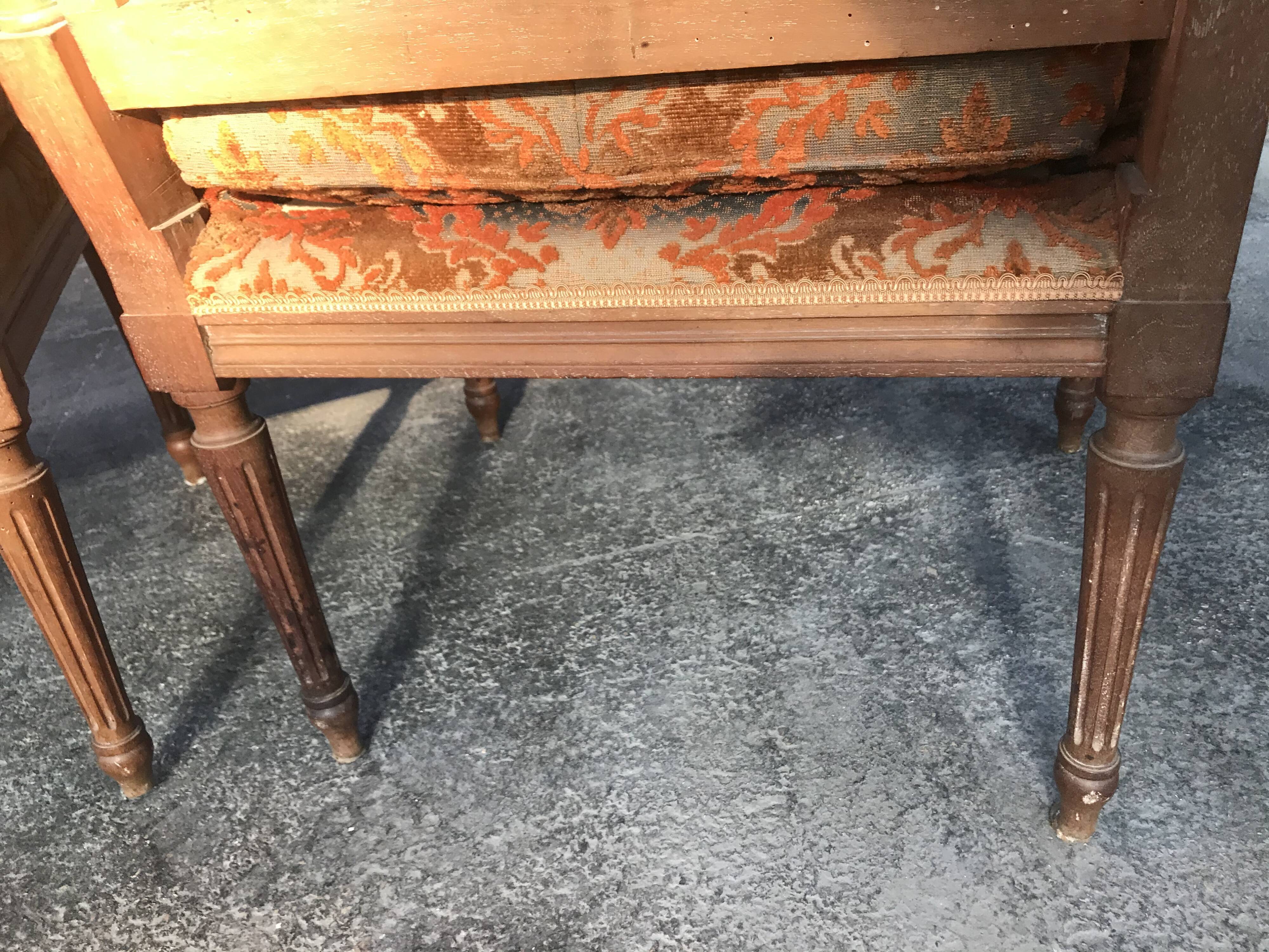 Pair of Louis XVI-style armchairs