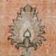 7x12 Peach & Blue Vintage Classic Antique Area Rug, 219x354Cm