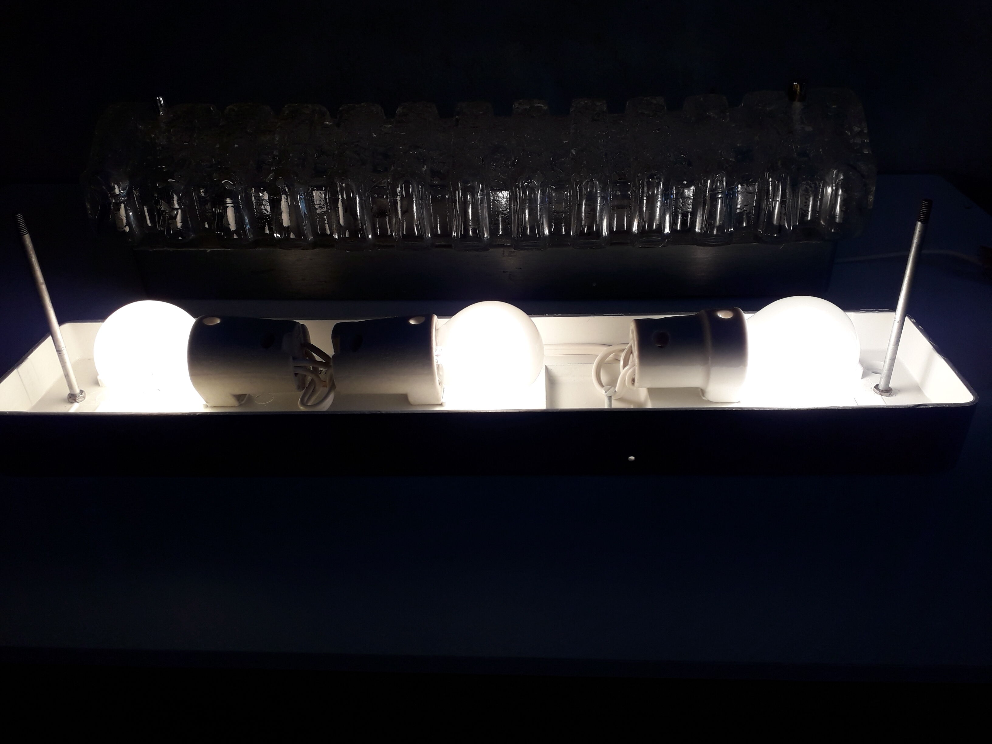 Pair of wall lamps Glashütte Limburg 70