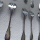 12 dessert forks in silver metal cailard bayard