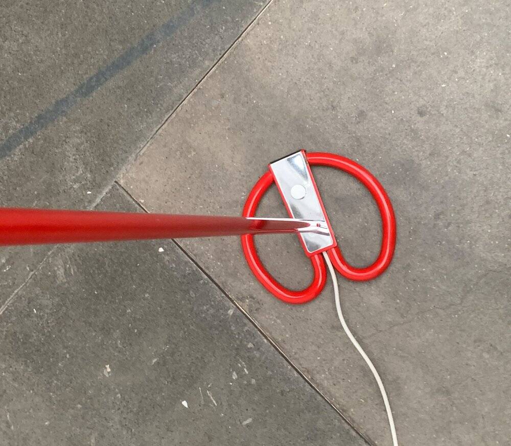 Mid-century Swedish Bumling floor lamp by Anders Pehrson for Ateljé Lyktan, 1960s.