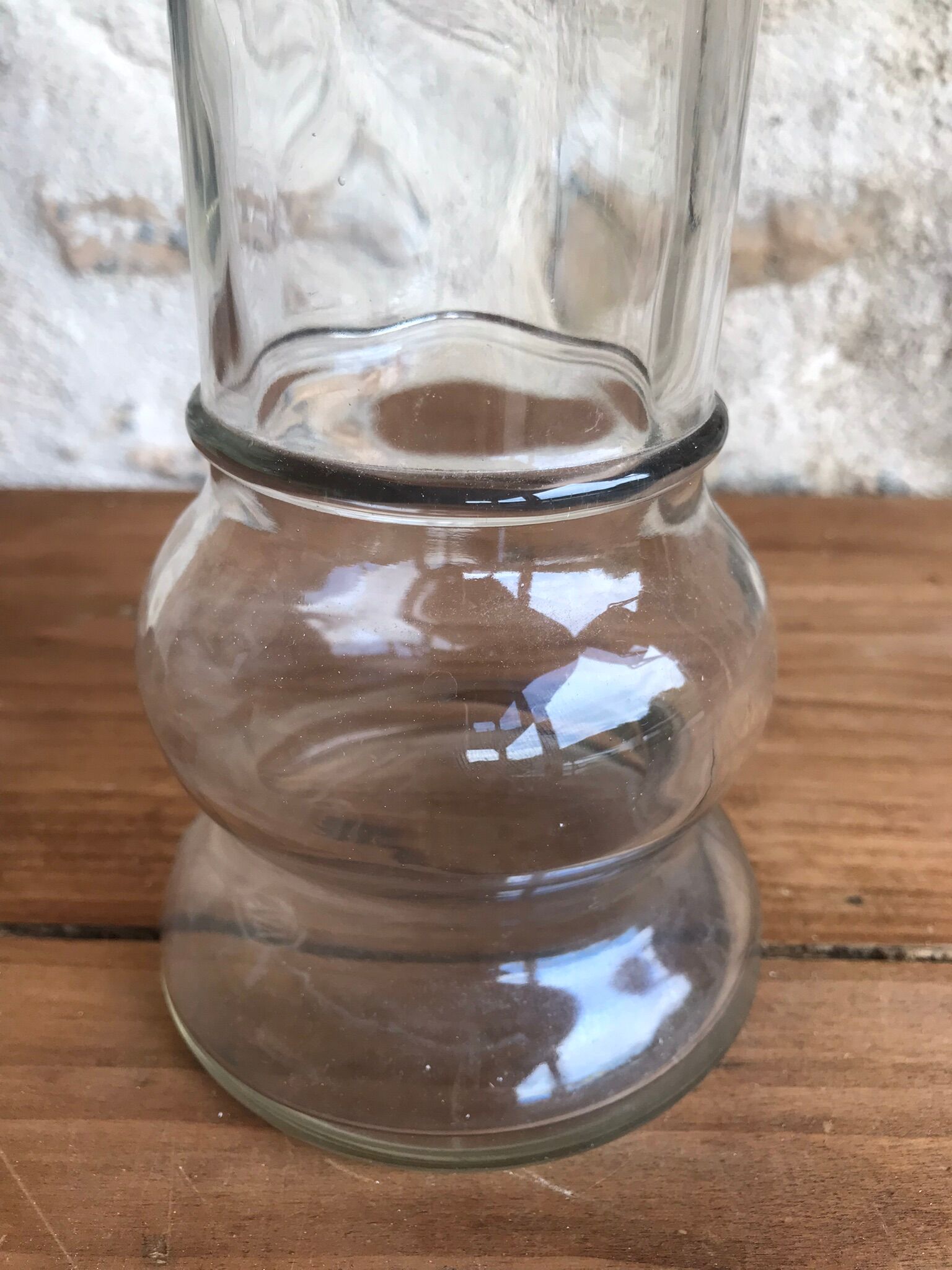 Glass apothecary jar