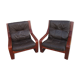Pair of armchairs, Denmark, 1970s