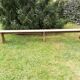 Large model oak farmhouse bench