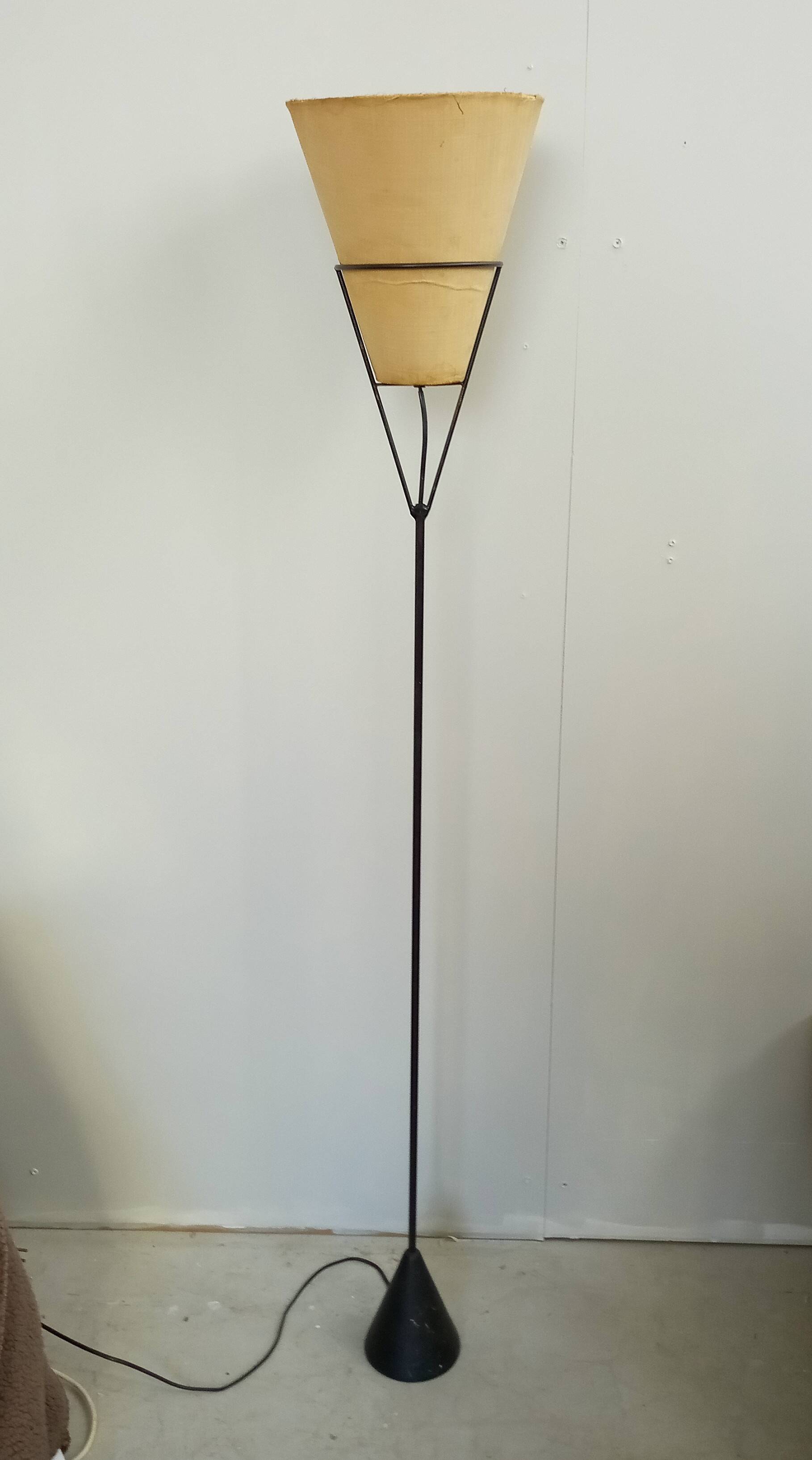 early Vice Versa floor lamp by Carl Auböck, Austria,  50s