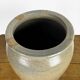 Grey-beige glazed stoneware pot, early 19th century.