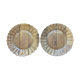 Pair of Dishes Plates Duralex model Marguerite vintage