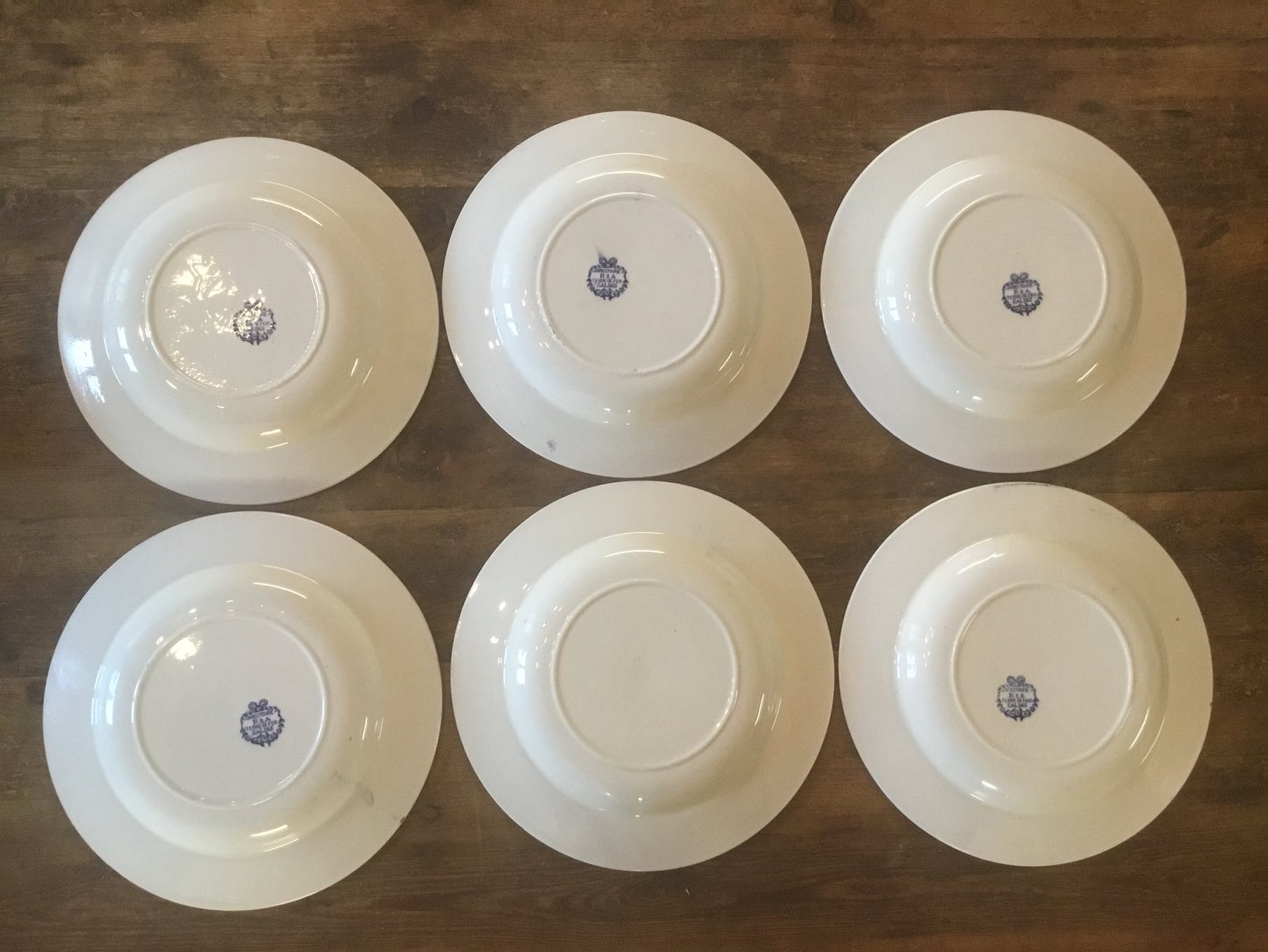 6 assiettes creuses Terre de Fer