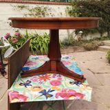 Round cherry wood table