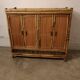 Rattan bamboo cabinet