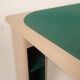 Pierluigi Molinari Lacquered Wood and Green Felt Game Table for Pozzi 1970