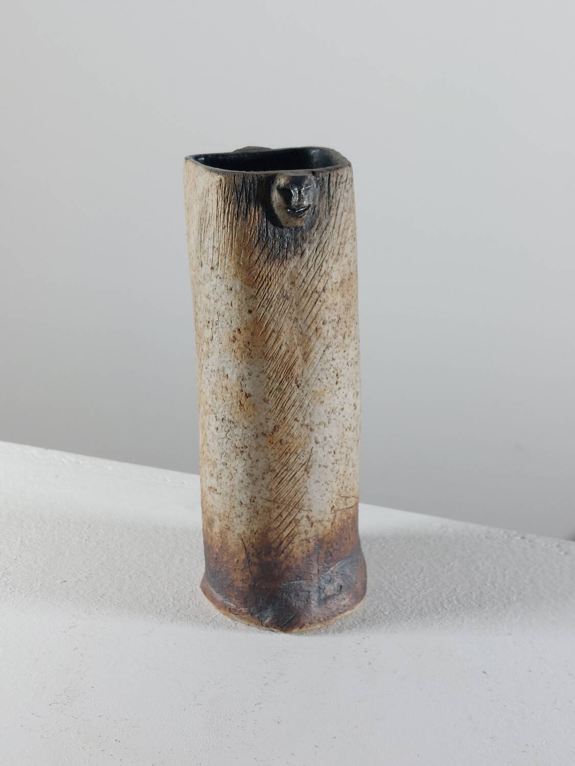 Vintage mid-century handmade ceramic vase