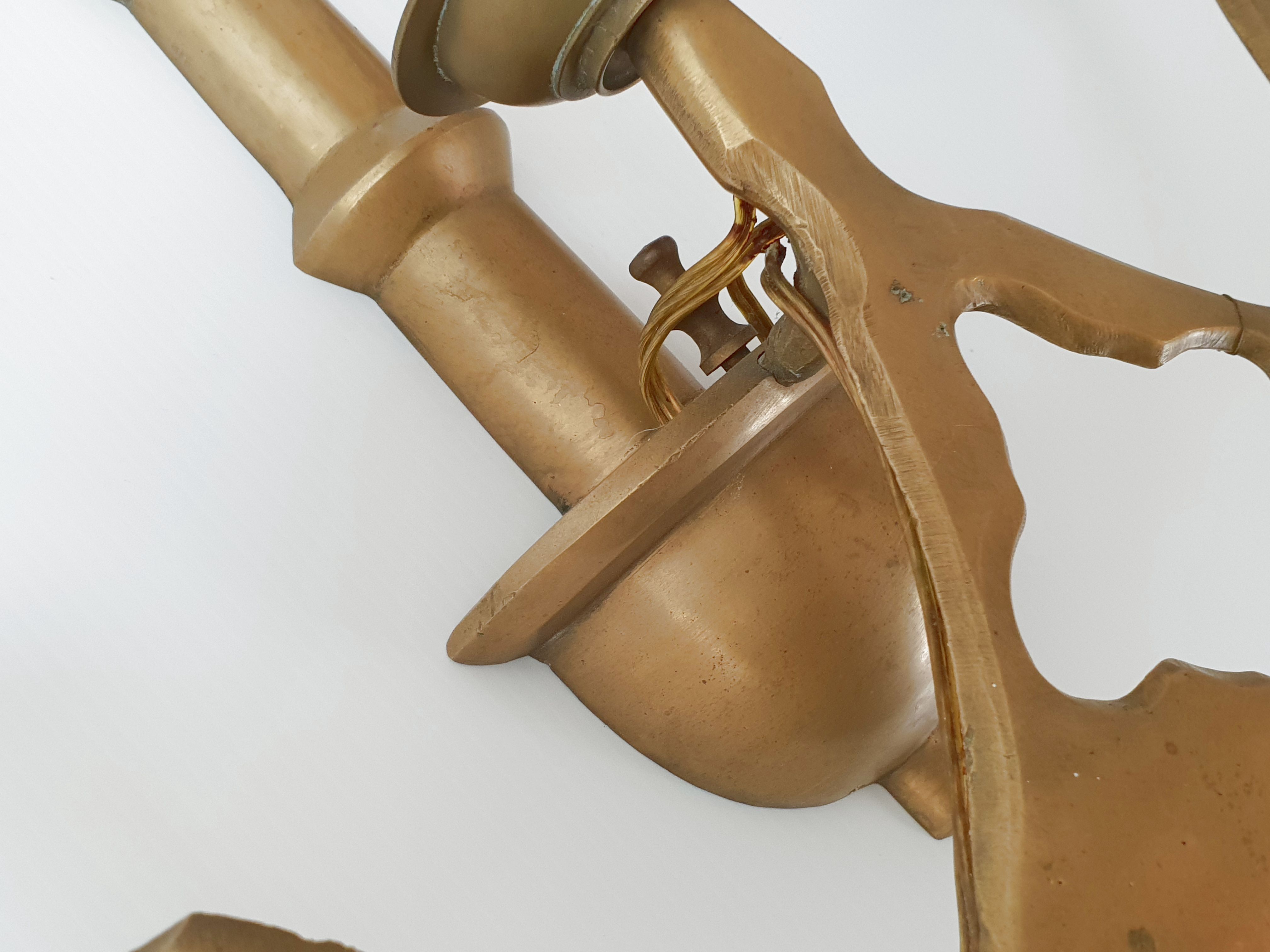 Pair of vintage 1950 aliton wall light