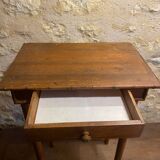 High bamboo bedside table